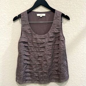 Ann Taylor Loft sleeveless blouse size XS